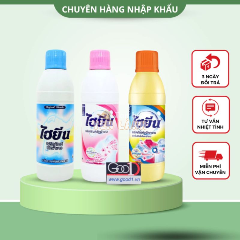 Nước Tẩy Quần Áo Trắng Và Màu Hygiene Thái Lan