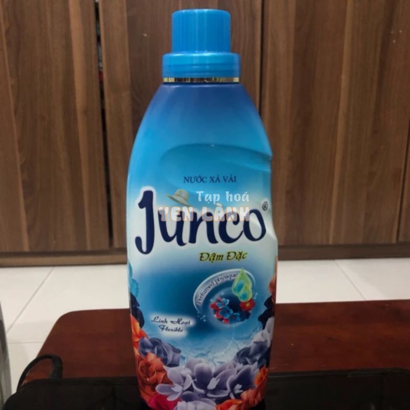 Nước Xả Vải JunCo 800ML – Chai Xanh dương