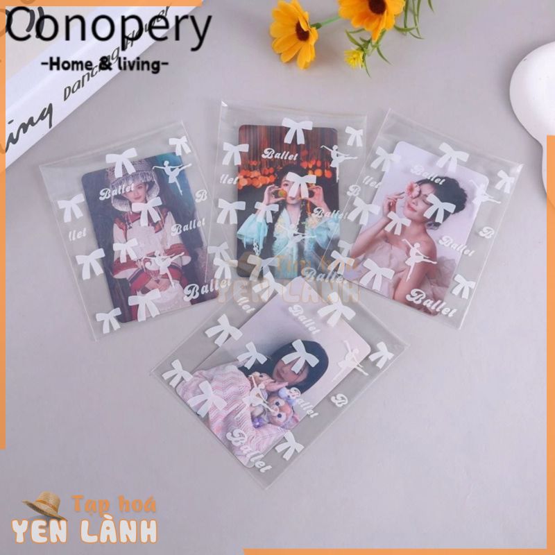 Bộ 50 Vòng Tay Thẻ Thần Tượng, Gói Nơ Ba Lê Hoạt Hình Dùng Một Lần, Phim Tải Trên Photocard Ảnh Ngọt Ngào Bưu Thiếp Thẻ