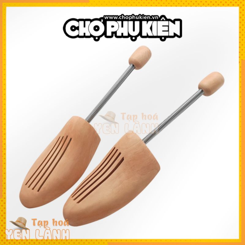 Cây giữ form giày lò xo gỗ shoe tree nam nữ bền bỉ (CGFG05)