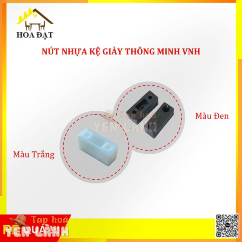 Combo 10 Nút nhựa kệ giày VNH – Phụ kiện không thể thiếu cho tủ giày thông minh