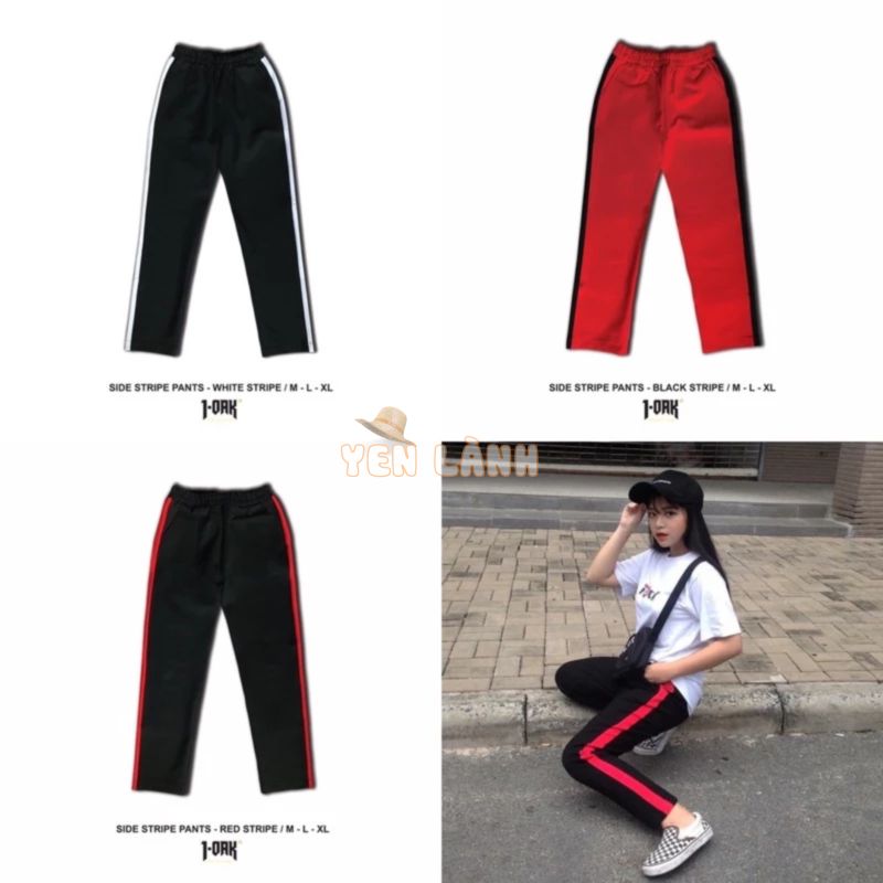 [Mã SKAMLTSM9 giảm 10% đơn 99K] SIDE STRIPE PANTS – QUẦN 1 SỌC 1OAK