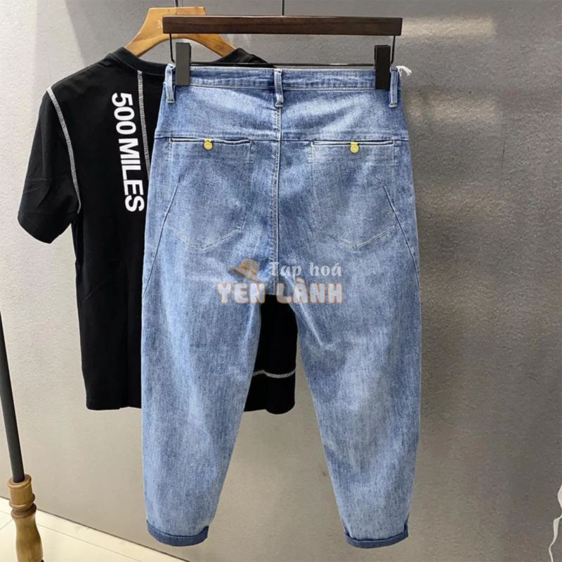 Quần Jeans Lửng 9 Tấc Thời Trang Mùa Hè Dành Cho Nam