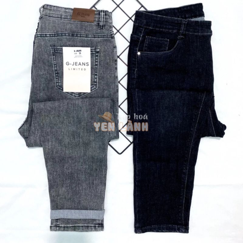 Quần jean nữ 9 tấc dài 90cm lưng cao bigsize [45-93]kg co giãn tốt G-JEANS ,quần bò lửng cạp cao skinny nữ dáng ôm chân