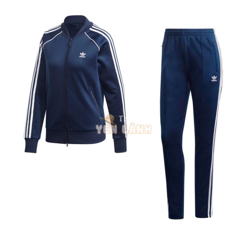 ADIDAS CHÍNH HÃNG – Bộ quần áo nữ Adidas SST Navy GD2376 DH3159