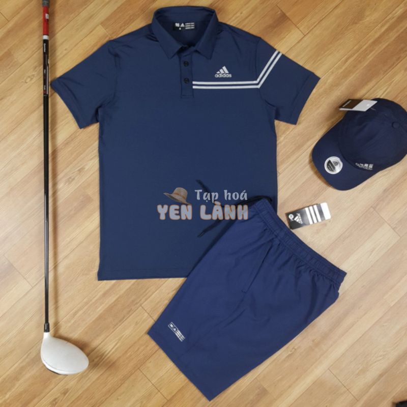 Bộ Quần Áo Golf Adidas Cộc Tay Chính Hãng (VNXK)