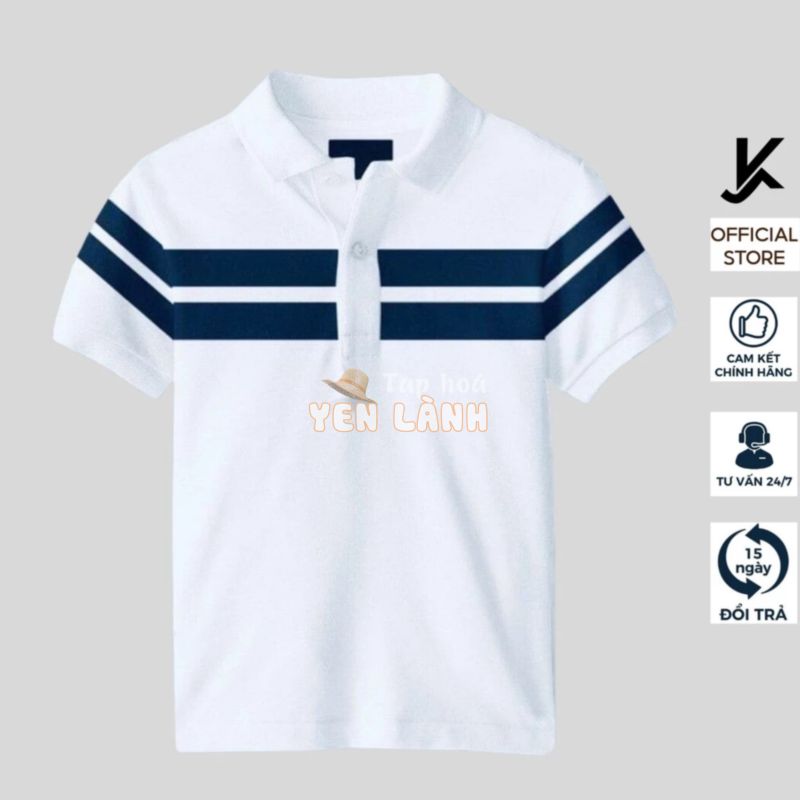 Áo polo nam đẹp có cổ KJ basic chất cotton đẹp hàng cao cấp nhiều màu KJ-Vua Quần Jeans