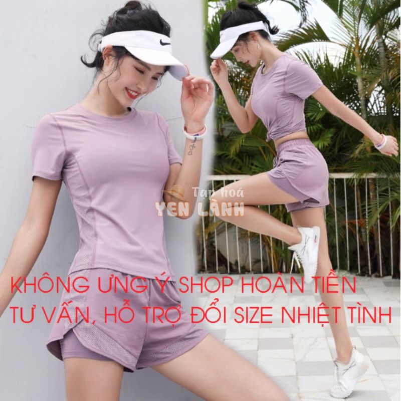 (HÀNG ĐẸP) Đồ tập GYM Nữ_thun lạnh phối lưới mịn mát, tôn dáng (BC01) – Quần áo tập gym nữ, đạp xe chạy bộ