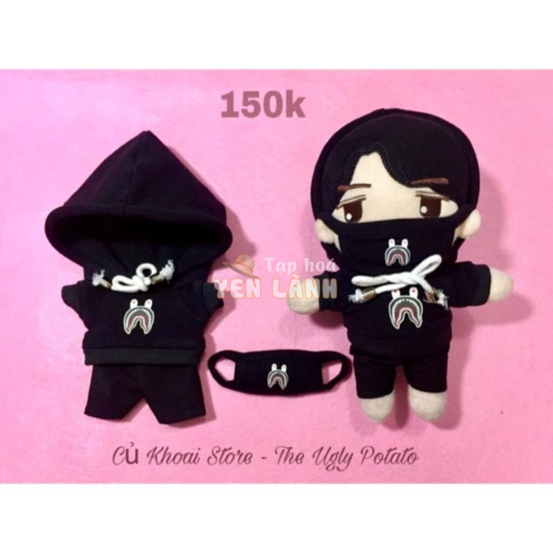 [15-20cm] Set quần áo bape cho doll – Outfit cho doll 20cm