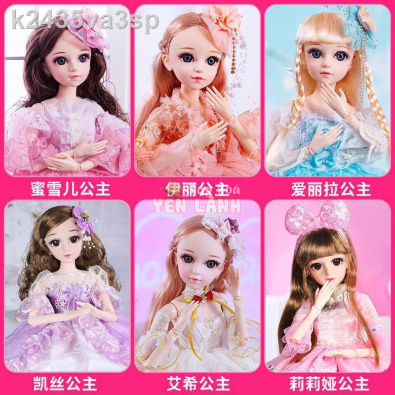 60 cm ngoại cỡ búp bê barbie set cô gái công chúa nói chuyện trẻ em đồ chơi quần áo quà tặng