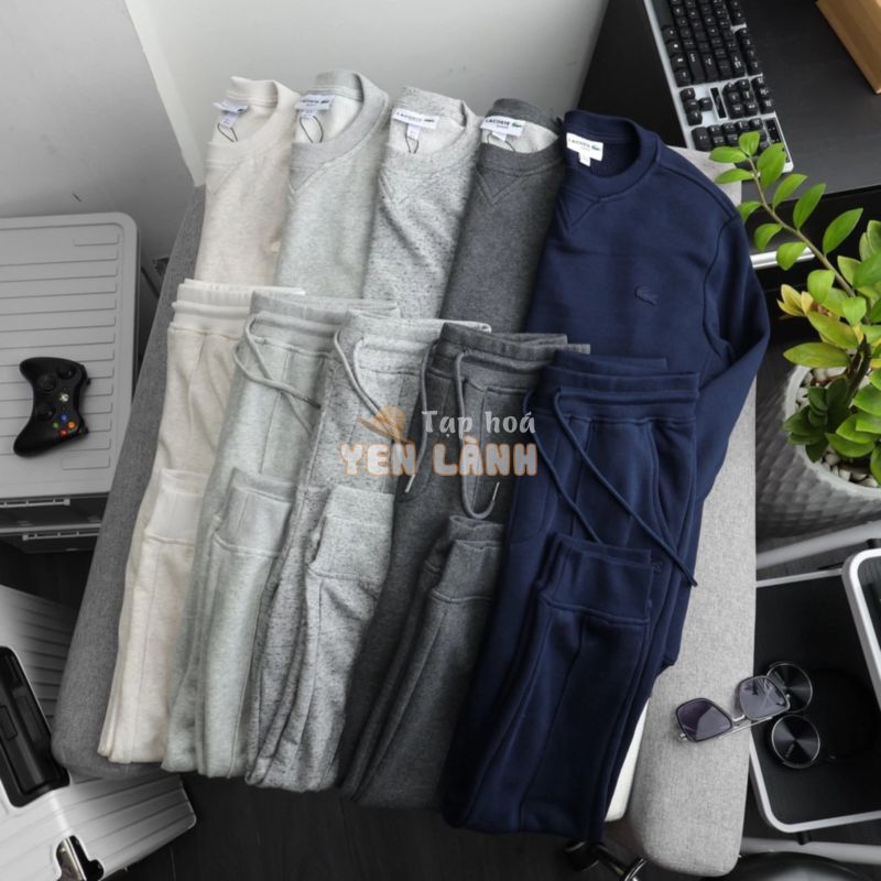 Bộ Nỉ Cotton Thu Đông Xuất Hàn Dư Form Unisex , Set Đồ Bộ Nam Nữ, Bigsize ( 50kg – 105kg ) – 3bros Quần Áo Xuất Khẩu