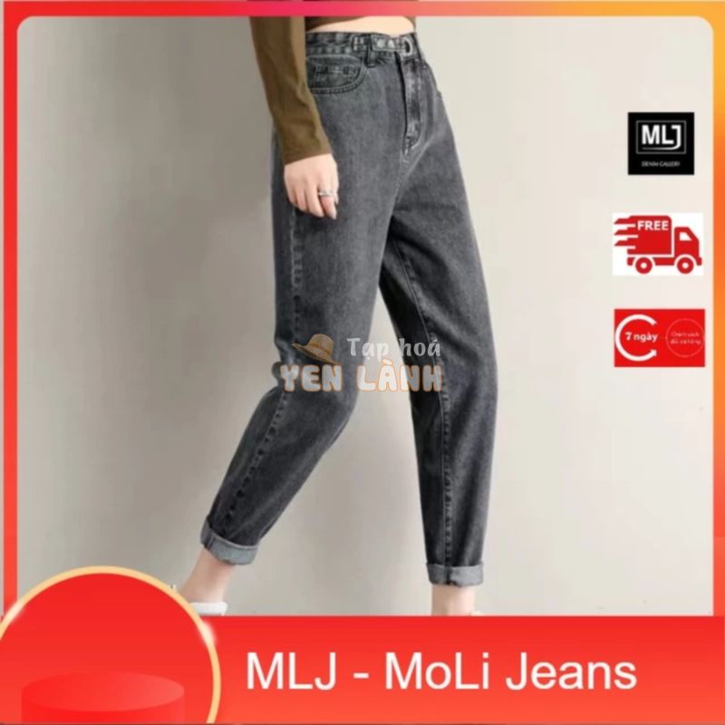 Quần jean nữ BIG SIZE phom baggy phong cách hàn quốc hot trend dành cho người béo 3369