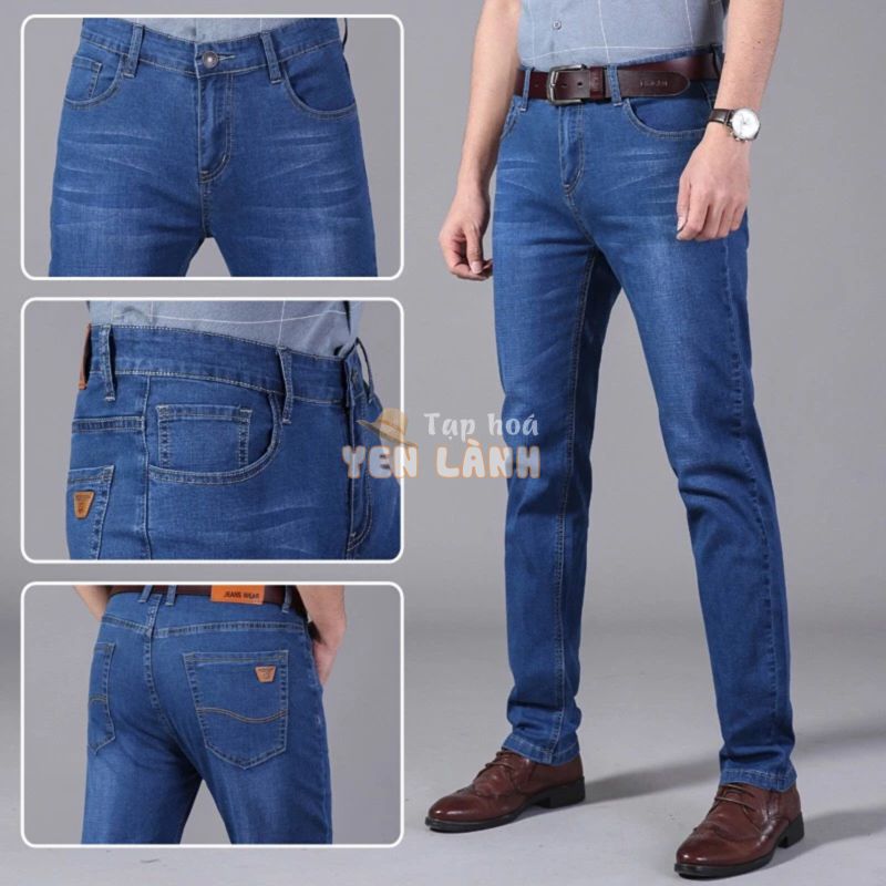 Quần jeans nam chất bò Co Giãn Size Đại dành cho Người Mập Size 30-40