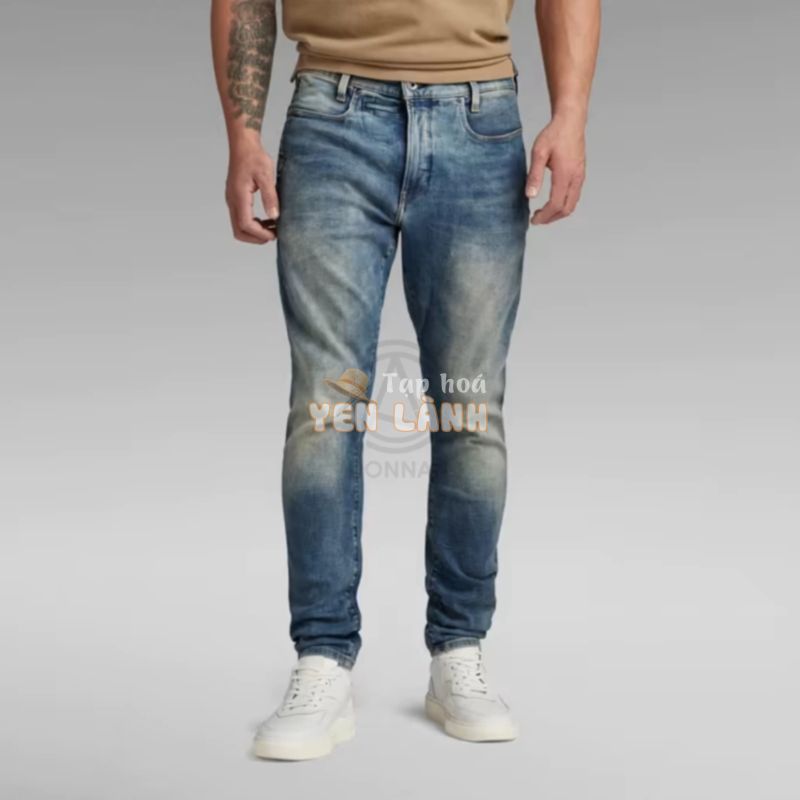 [HÀNG CHÍNH HÃNG] Quần Jeans G-Star RAW D-STAQ 3D Slim – Medium Aged