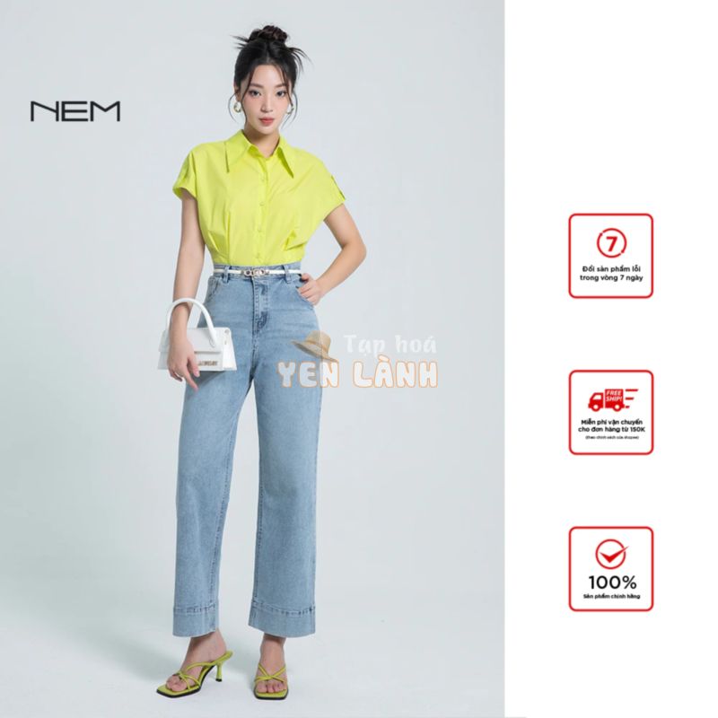 [Chính hãng } Quần jean gập gấu thiết kế NEM Fashion 67042 giá tốt