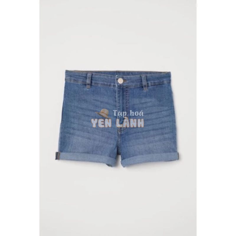 Quần short jean nữ HM auth