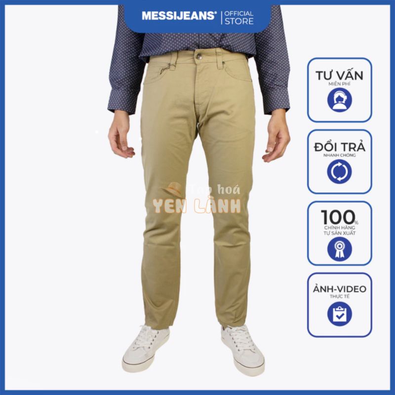 Quần kaki dài nam ống đứng MESSIJEANS SKM-400