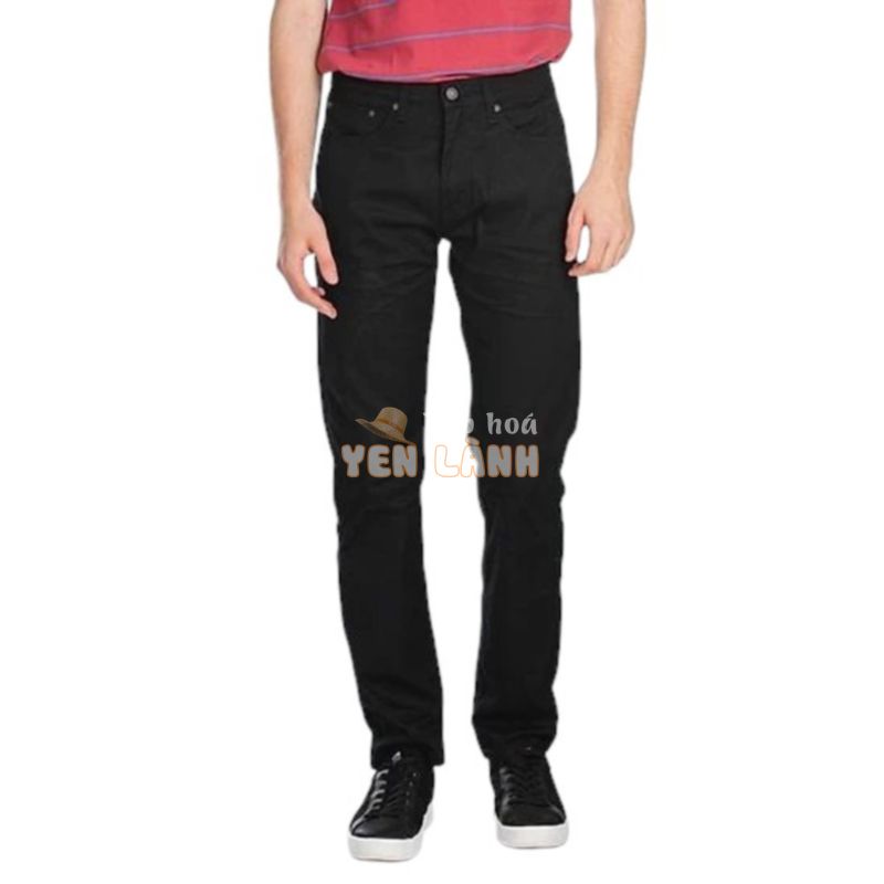 QUẦN JEANS NAM DÀI LEVI’S 505 STRAIGHT 00505-1876 – Quần bò nam màu đen, không phai màu