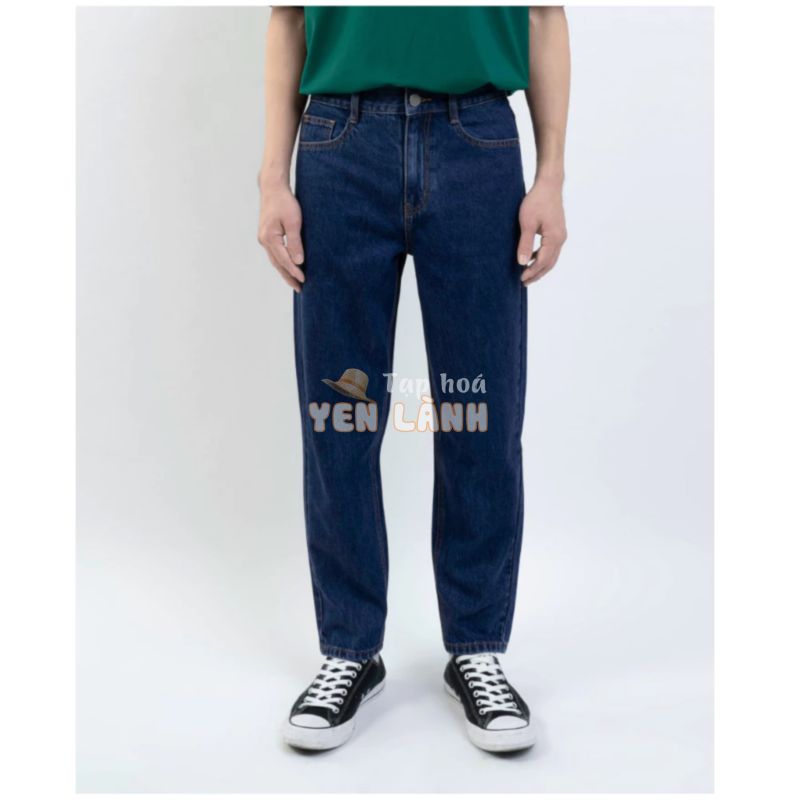 Quần Jeans Lưng Cao Ống Đứng Nam Lime Orange – JM22130002