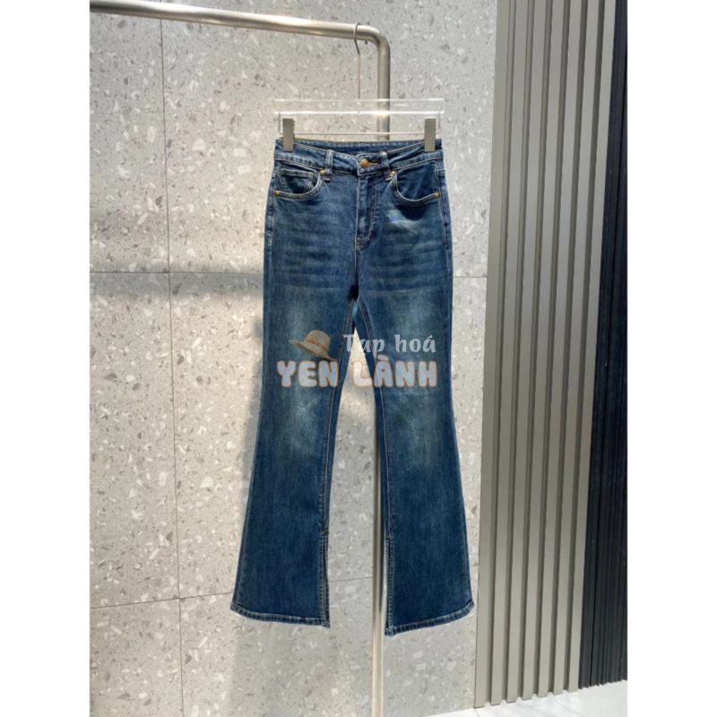 Quần jeans xẻ tà thu đông cao cấp LOUIS VUITTON kiểu dáng thời trang, trẻ trung