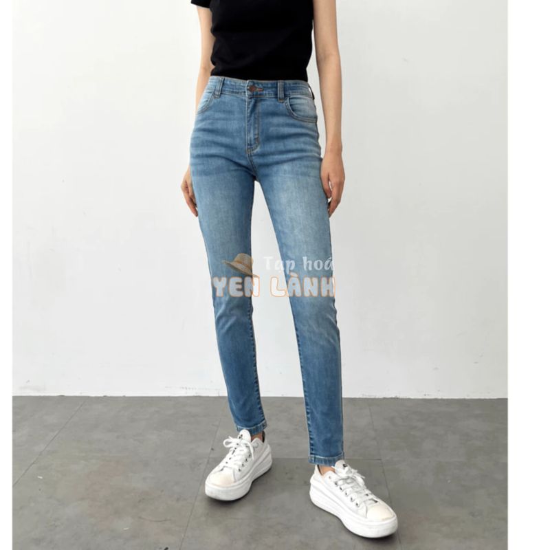 Quần Skinny Jeans Nữ REDE Lưng Cạp Cao, Co Giãn Nhẹ, Phom Ôm Gọn Chân Tôn Dáng, Nhiều Màu Sắc