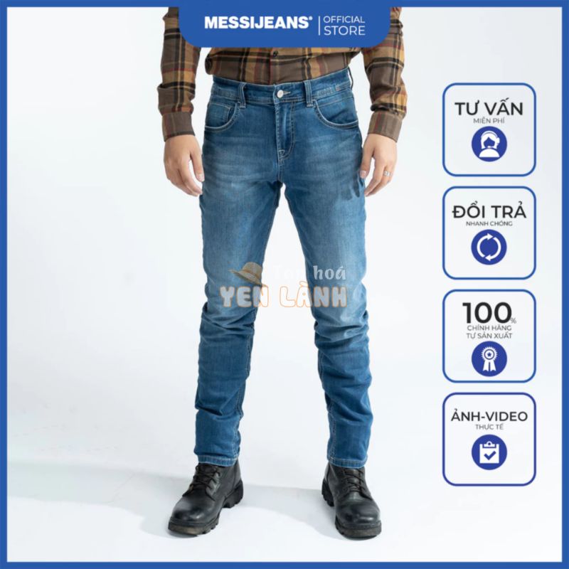 Quần Jeans Dài Nam Dáng Slim MESSIJEANS MJB0210-75