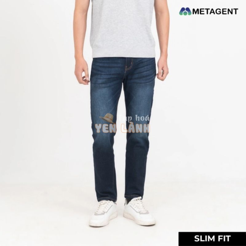 Quần jeans nam co giãn dáng Slim Fit Metagent MS 25E3824