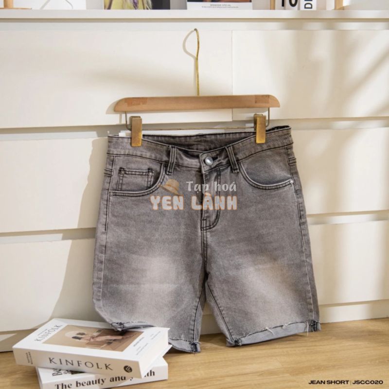 Quần Jean Short Nam Cao Cấp Trơn Không Lai BEACON DENIM Mã JSCC020,021,022,023