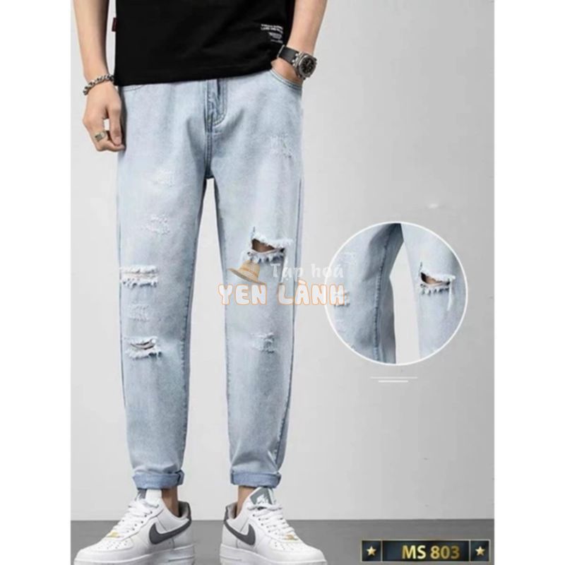 Quần jeans nam rách