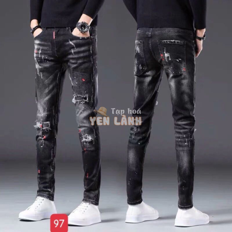 Quần jeans nam co giãn , quần bò nam tcs97 size 28-34 mẫu đẹp mới lạ