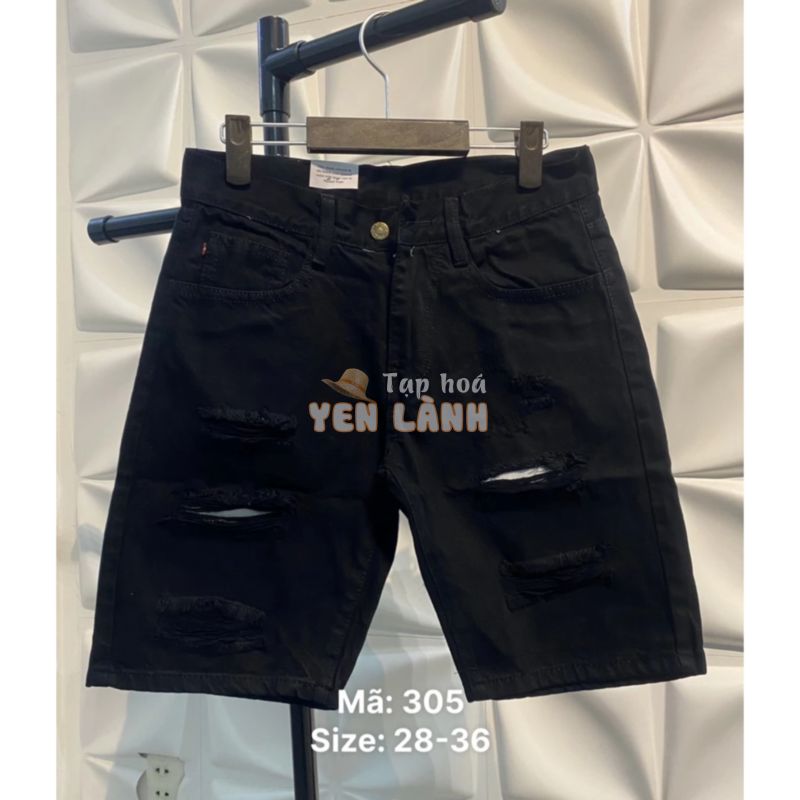 [Max 305] Size lớn 95kg, Quần Short Jean Cotton Nam Vải Không Co Dãn, Đơn Giản Năng Động ============================>>>