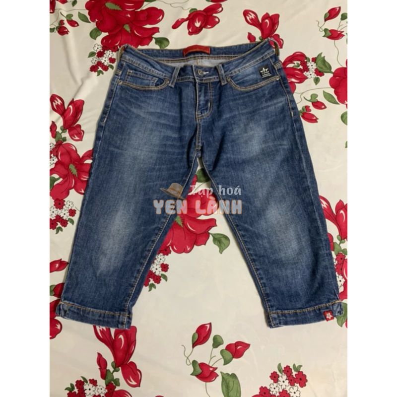 Quần si jean lửng tới đầu gối size 28