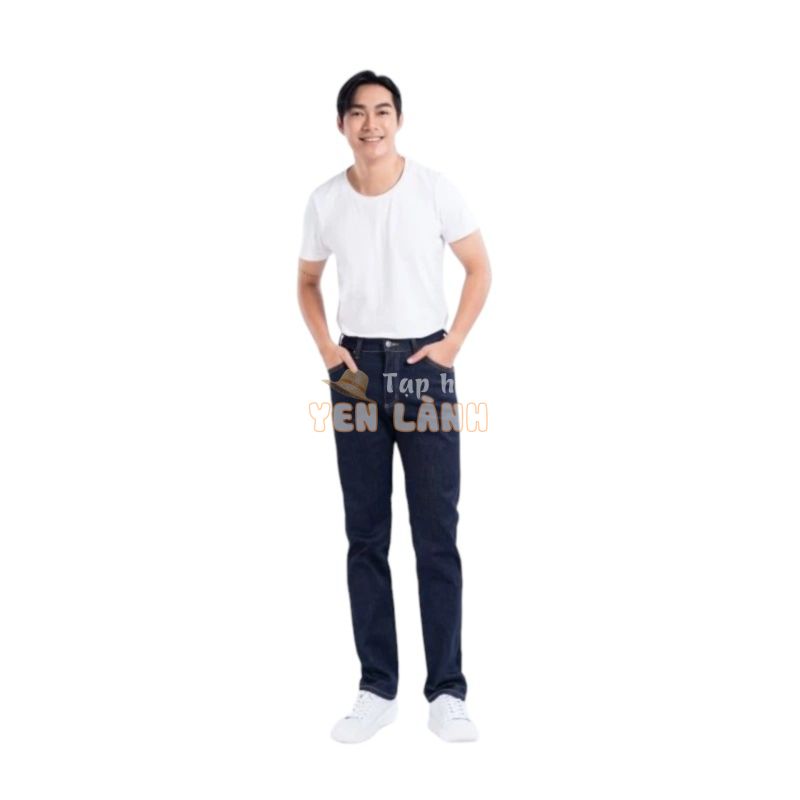 Quần jean nam Q2 NAVY , quần bò nam kiểu , chất liệu denim co dãn 4 chiều, ống đứng phong cách Hàn Quốc – Samma Jens