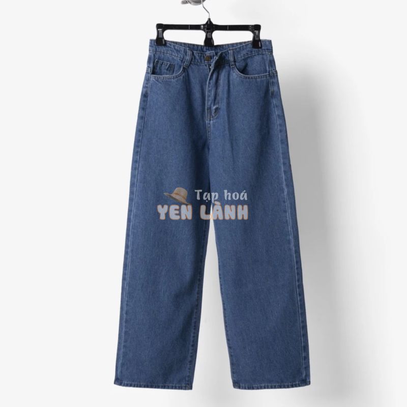 Quần jeans ống suông rộng nữ phong cách Retro Ulzzang (Có Bigsize ) – Quần jean ống rộng ADO JEANS. (JDVB)