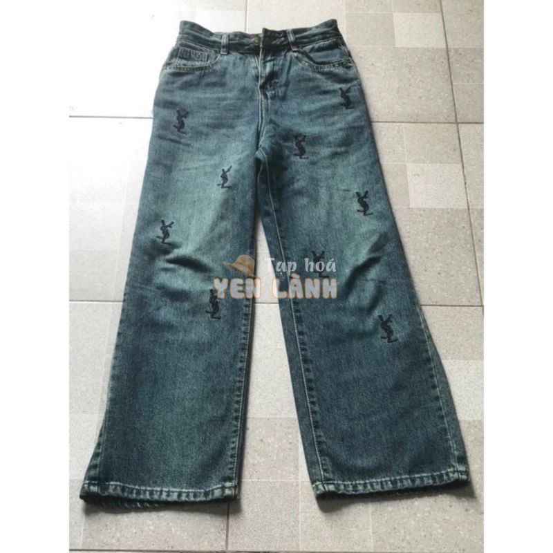 PASS QUẦN JEANS YSL SIZE S (45KG,1M6 TRỞ LÊN)