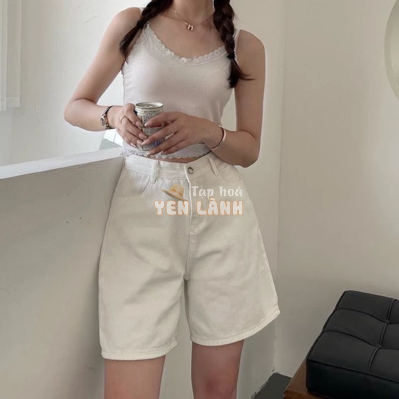 [CÓ BIGSIZE] Quần short nữ ống rộng, quần lửng kaki có bigsize (SK1101)