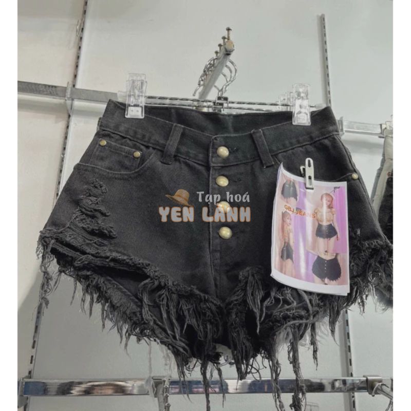 (Order) quần short jean nút thái lan