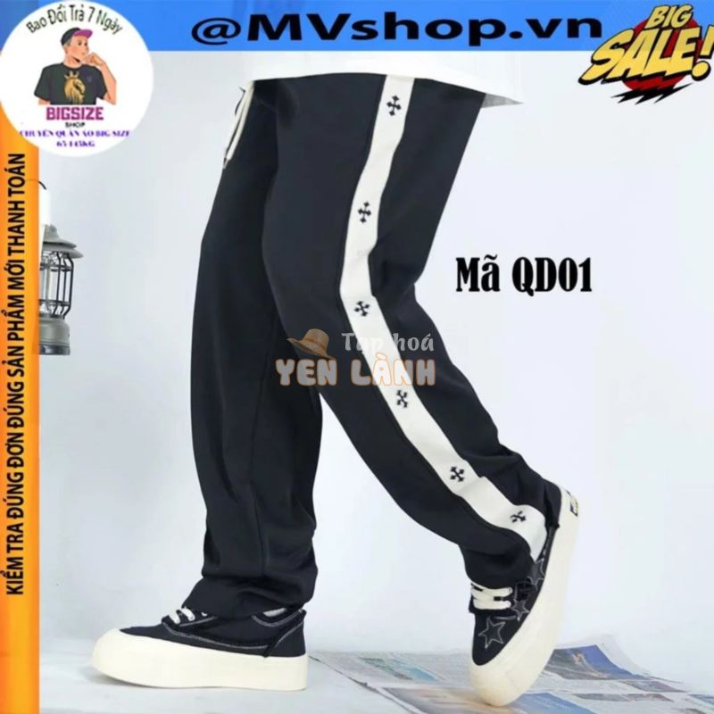 Quần jogger nam form rộng chất vải si gạo co dãn 4 chiều thoải mái không bị xù  bao giặt máy – mã QD01