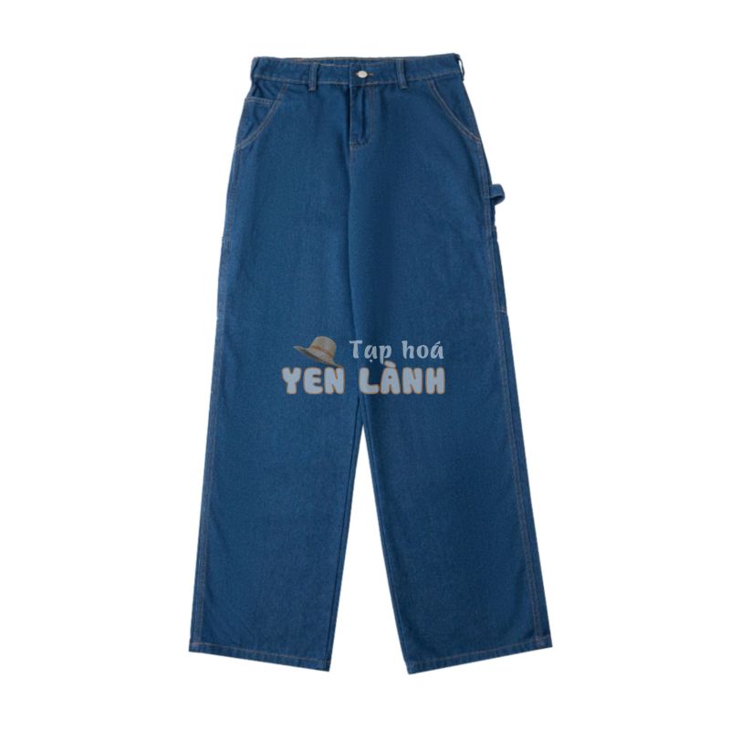 Quần Denim Work Pants JOGGER Unisex Nam Nữ Dáng Dài Rộng