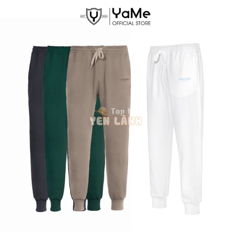 Quần Jogger Cotton Nam Đơn Giản Thời Trang Thương Hiệu Y2010 Nguyên Bản Ver18 21375 |YaMe|