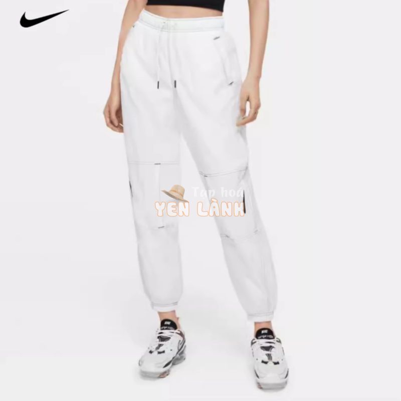 Quần Jogger Nike Lưng Cao Dáng Rộng Thoáng Khí DR6204 Thời Trang Cá Tính Cho Nữ