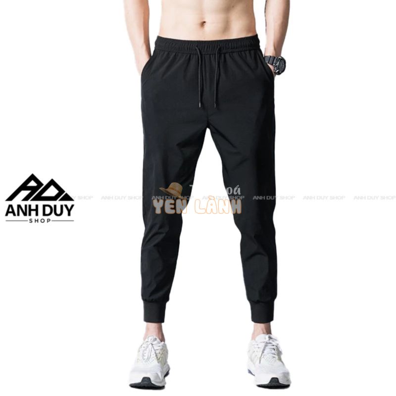 Quần Jogger Nam Nữ Trơn Basic Thun Poly Phong Cách Thể Dục Thể Thao Năng Động Cá Tính Unisex ANH DUY SHOP JG19