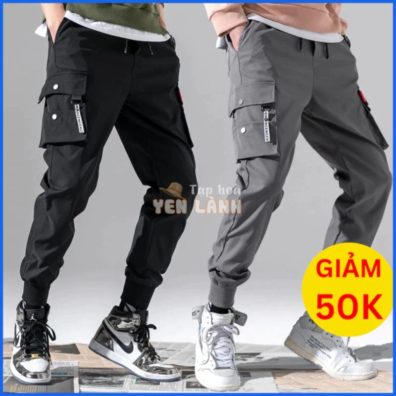 Quần Jogger nam vải kaki FUNS mã CL E Quần thể thao nam dài trơn túi hộp kiểu bó ống chất vải kaki cao cấp