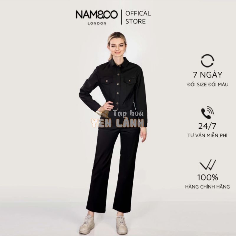 Quần dài ống đứng nữ Namandco chất vải kaki mềm lên form chuẩn năng động size S,M,L,XL màu đen, nâu NT0144