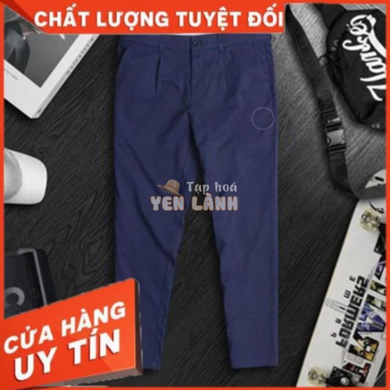 Quần Kaki Nam Levis Co Giãn Ống Côn Cao Cấp – Full màu: Xanh rêu, đen, nâu, xám