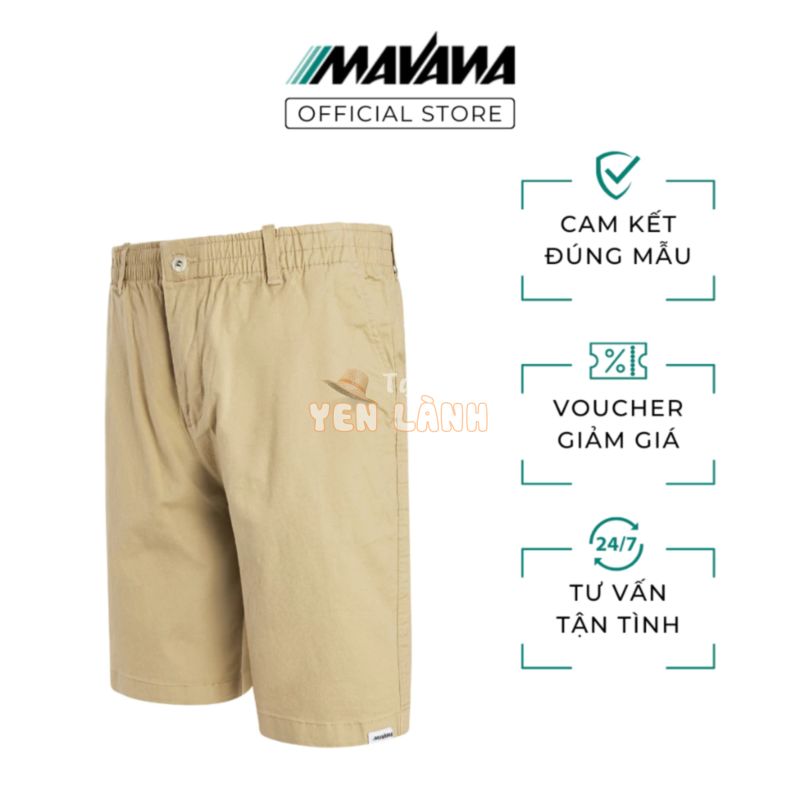 Quần Short Kaki LưNg Thun Dây Kéo Lịch Sự, Sang Trọng SKLTDK1 – MAVANA