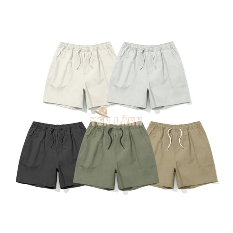 Quần Shorts Kaki Cotton mặc nhà Style Hàn Quốc, Regular Fit [Summer 23]