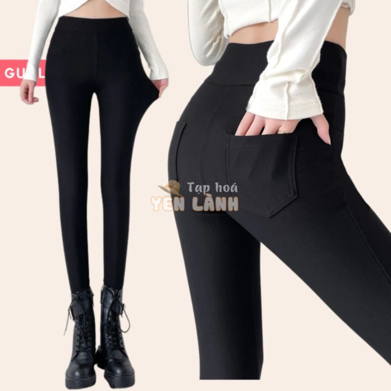 Quần Legging Cao Cấp GUDLOOK Không Cắn Chỉ Không Bai Không Xù Siêu Dai Nâng Mông Gen Bụng Định Hình Eo Tôn Dáng