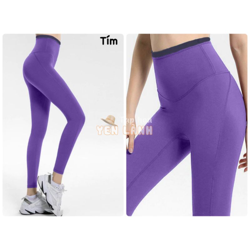 Quần Legging Dài Tập Gym Cạp Cao Nữ F21 Siêu Xinh