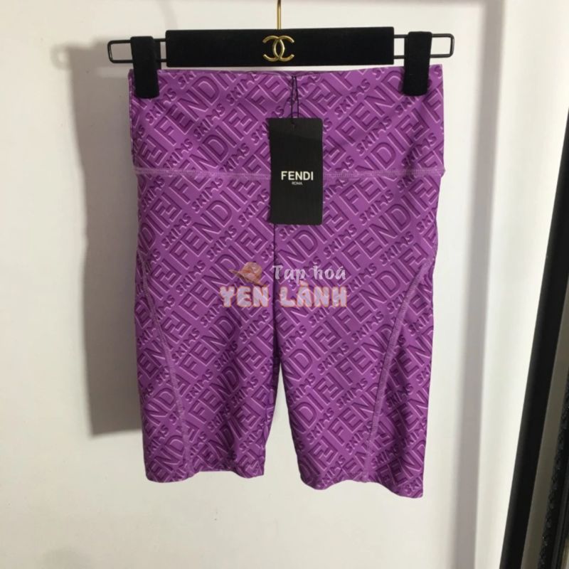 Quần legging nữ thời trang cao cấp Fendi FD thiết kế ôm sát, co giãn